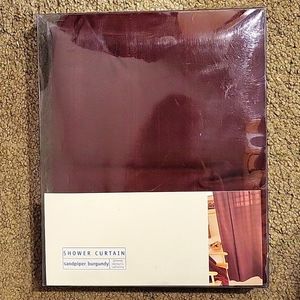 Burgundy Shower Curtain